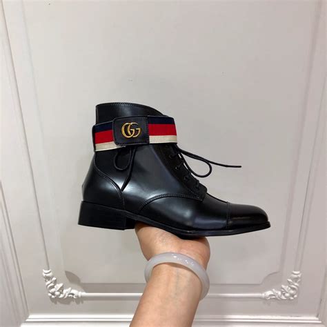 fake gucci combat boots|high heel gucci boots.